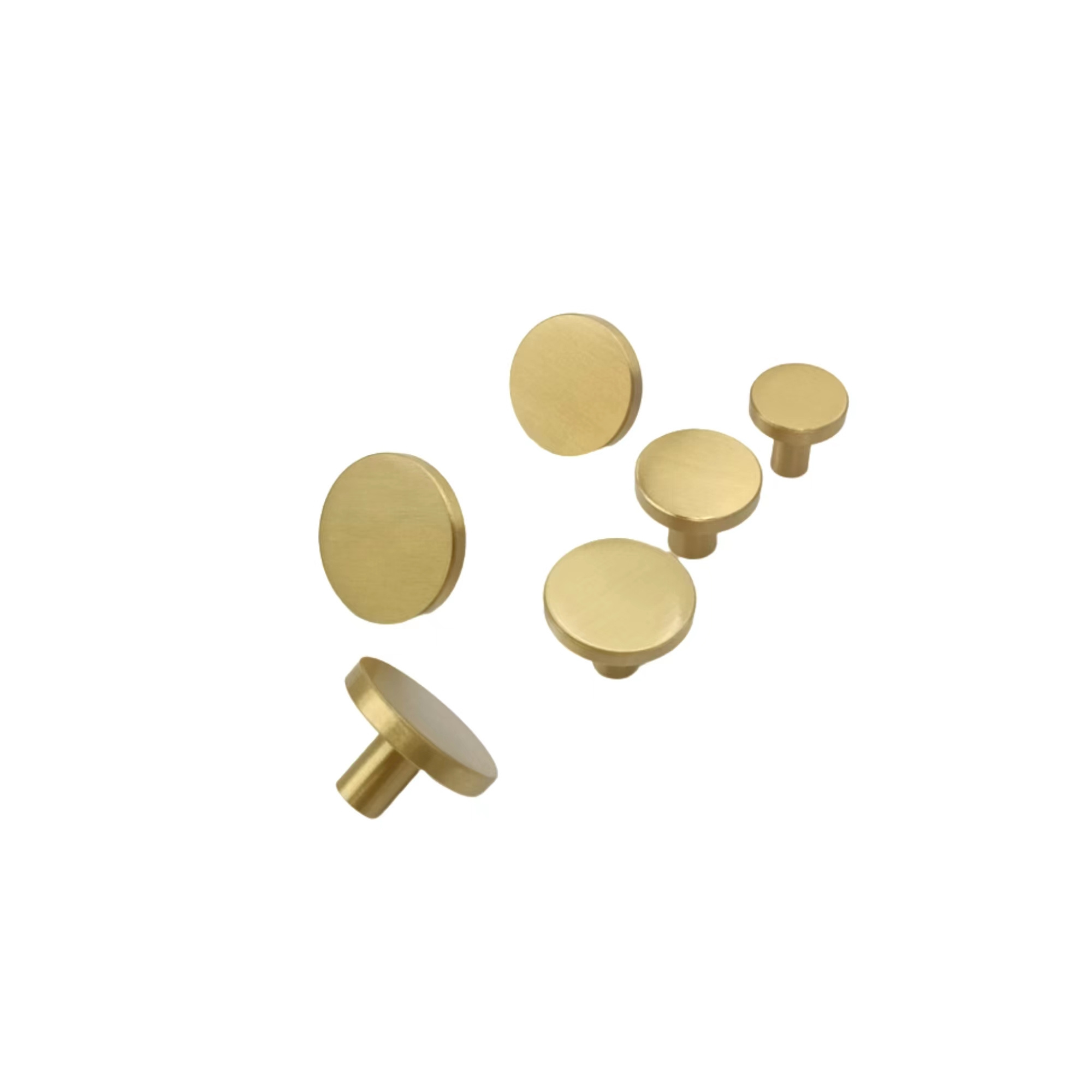 Cabinet Knobs Brass,Brass Kitchen Door Knobs,Solid Brass Handle Knobs Product