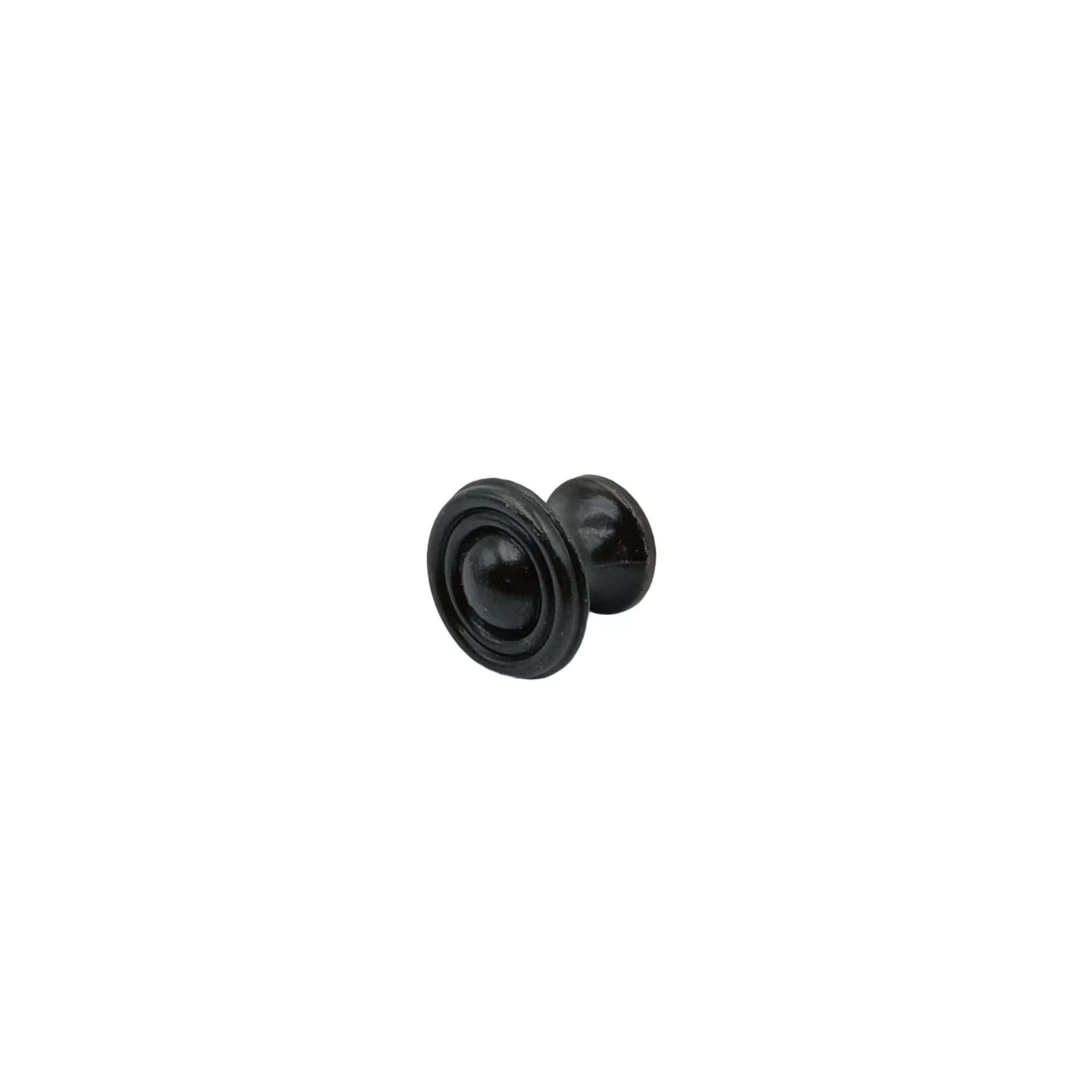 Circular black retro classic cabinet hardware alloy decorative handle, indoor door handle zinc alloy product