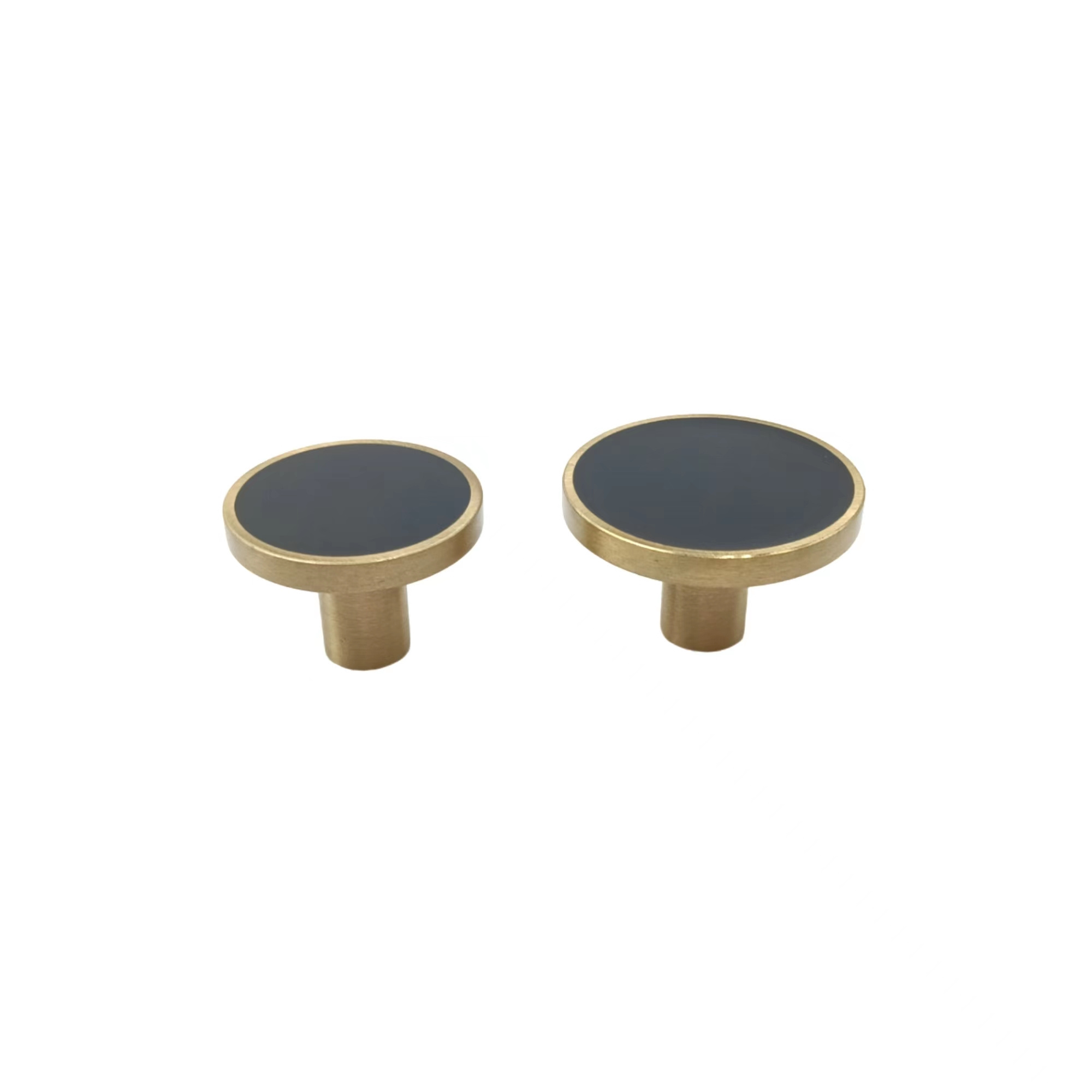 Furniture brass luxury black door handles, modern indoor door handles, brushed solid brass cabinet handles furniture products