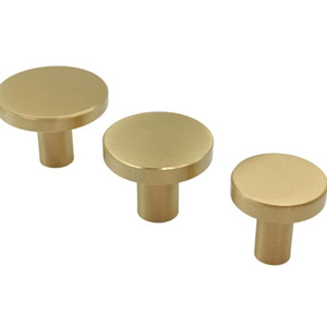 Cabinet Knobs Brass,Brass Kitchen Door Knobs,Solid Brass Handle Knobs Product