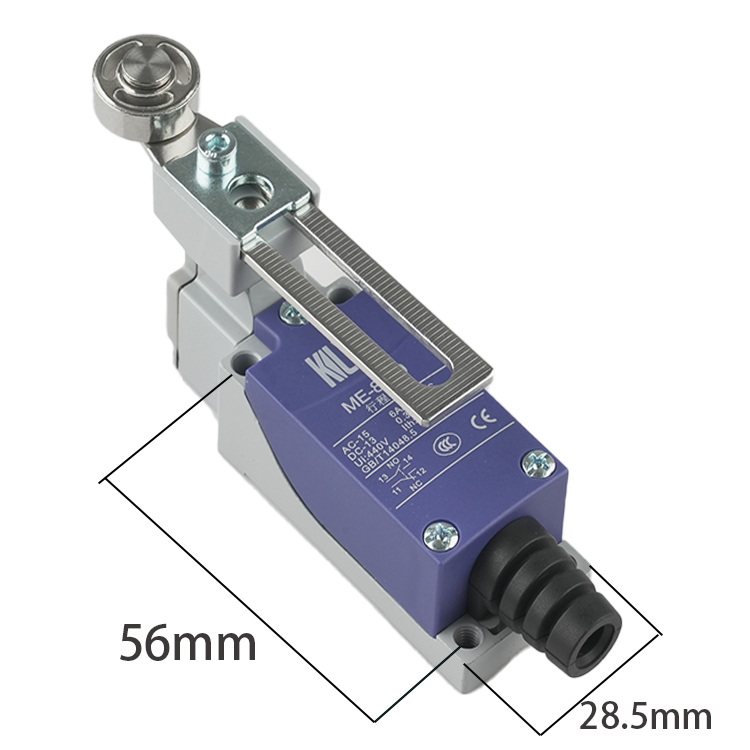 KLYT metal roller adjustable rotating arm ME8109 micro limit travel switch waterproof Industry CNC Mill