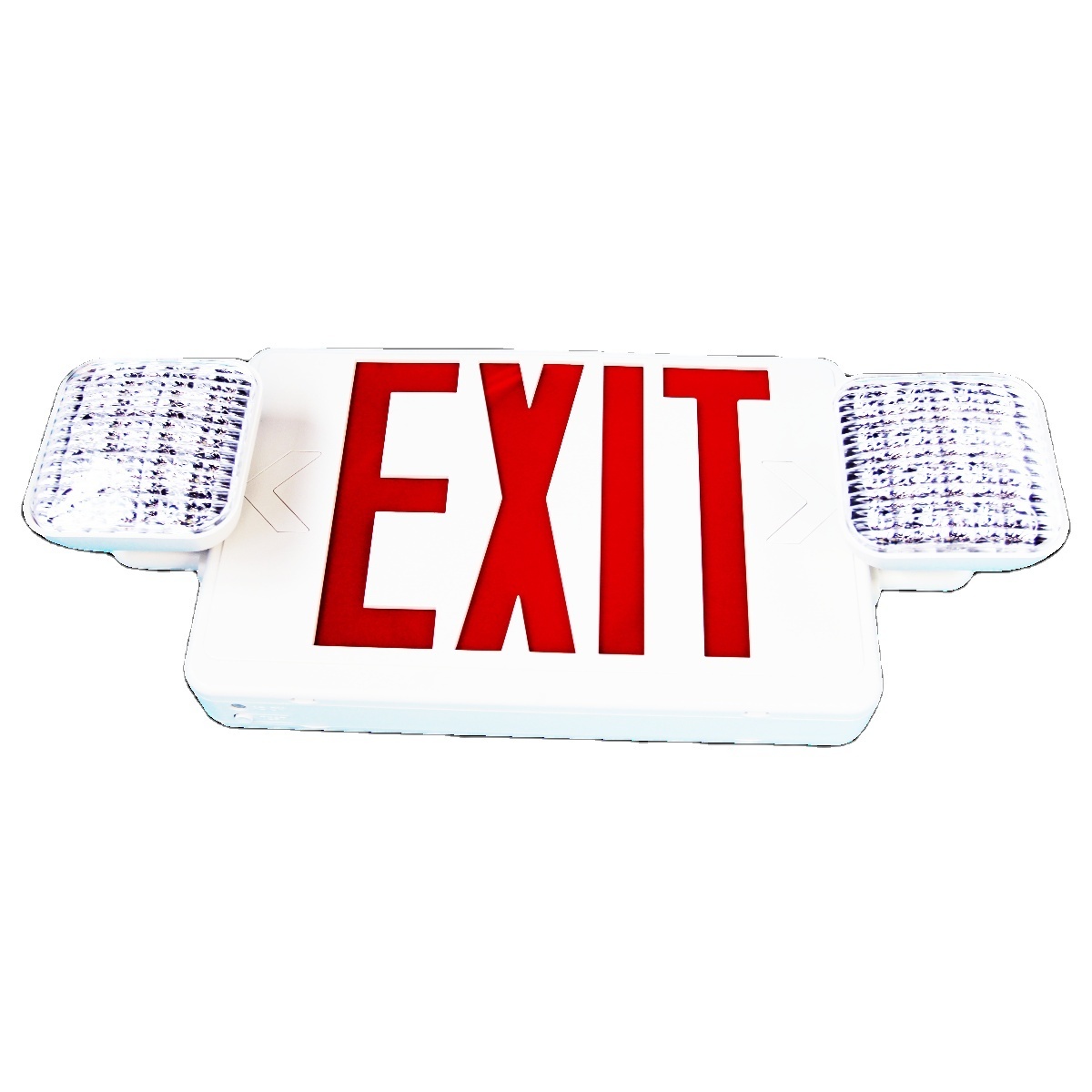 Exquisite Workmanship Rechargeable Emergency Exit Sign Light Combo With Backup Battery