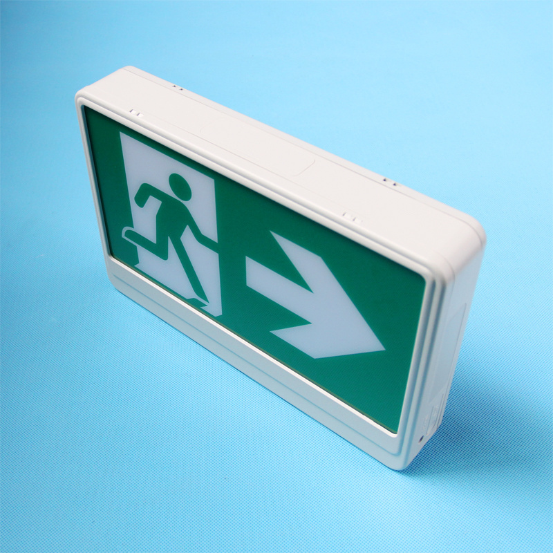 Factory Direct Sales Fire Battery Backup Rechargeable Led Emergency Light Exit Signs For Hotel