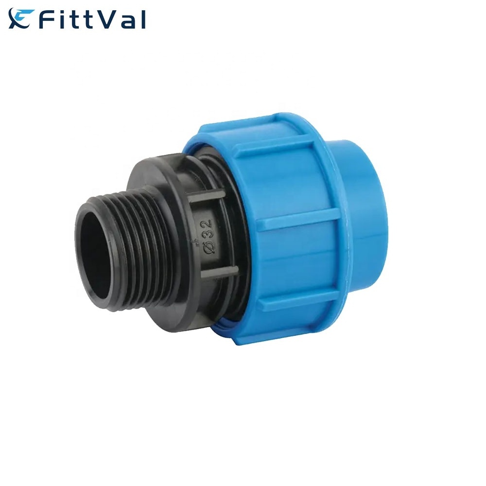 OEM HDPE Pipe Fittings Catalogue Plastic Material PP Compression Poly Hdpe Fittings