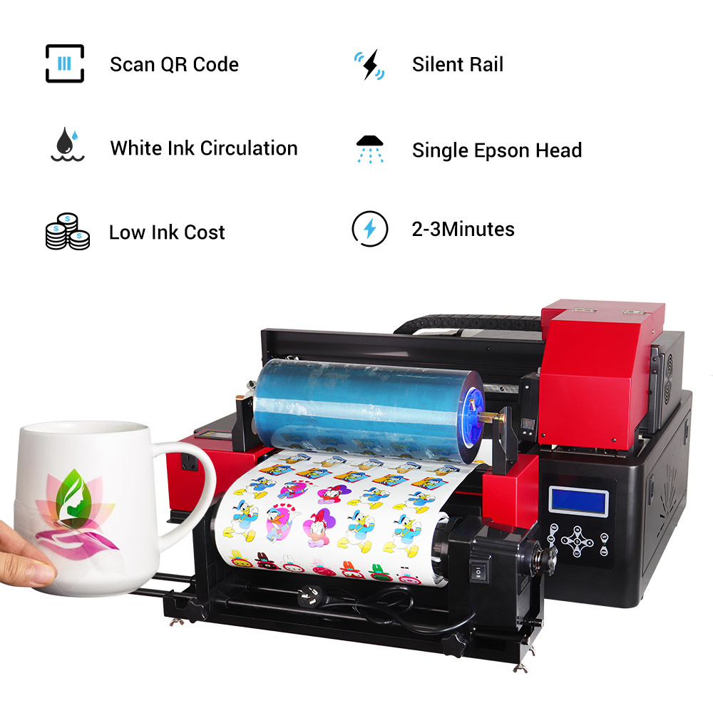 Multi-functional Printer Roll To Roll Single Head RF3360 Inkjet Pvc Usb Plastic Credit Hard Pcv Card Printer for Membership