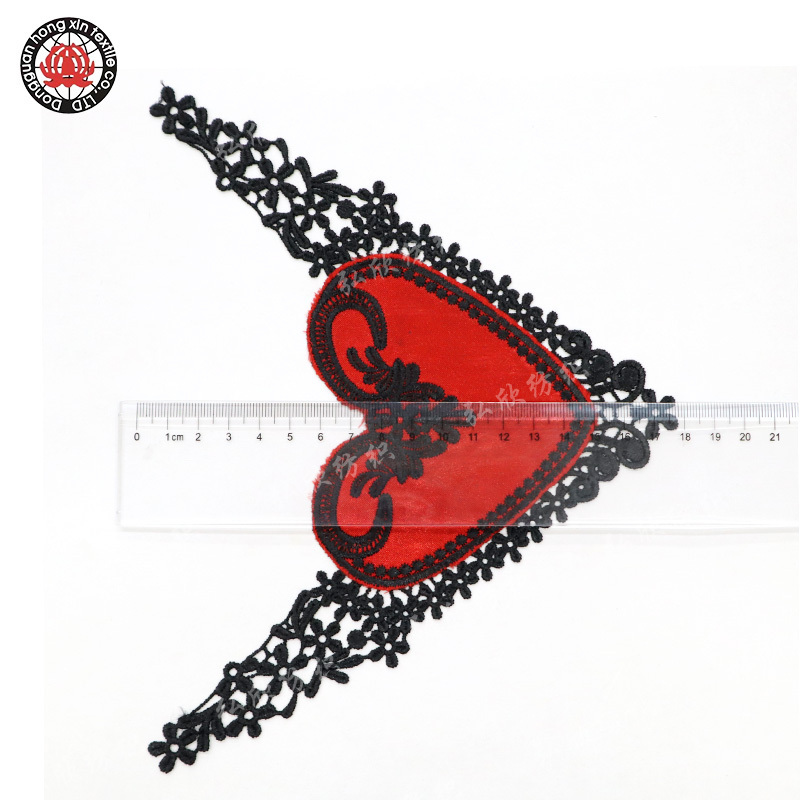 sexy 22cm lingerie decoration accessories with embroidered patches Garment Accessory