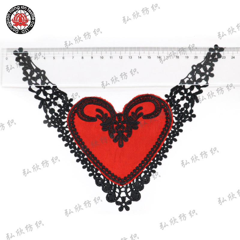 sexy 22cm lingerie decoration accessories with embroidered patches Garment Accessory