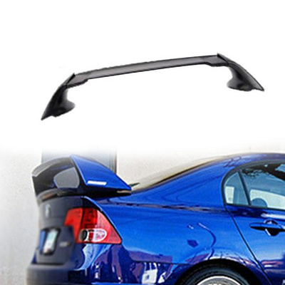 Rear Trunk Wing For Honda Civic 2006-2011 8th Gen FD2 2007 Carbon Fiber Boot Spoiler Lip ABS Body kit Tuning Accessory