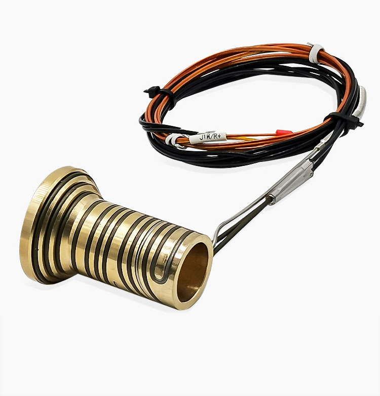 Mold hot runner copper sleeve heater, cast copper heating ring embedded heating plate from Guangdong manufacturer in China