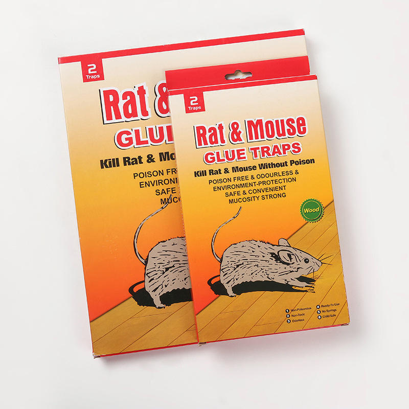 Household Non-toxic Rat And Mouse Glue Traps Wood Boards for Kitchen Pest Cleaning Rat And Mouse Glue Traps