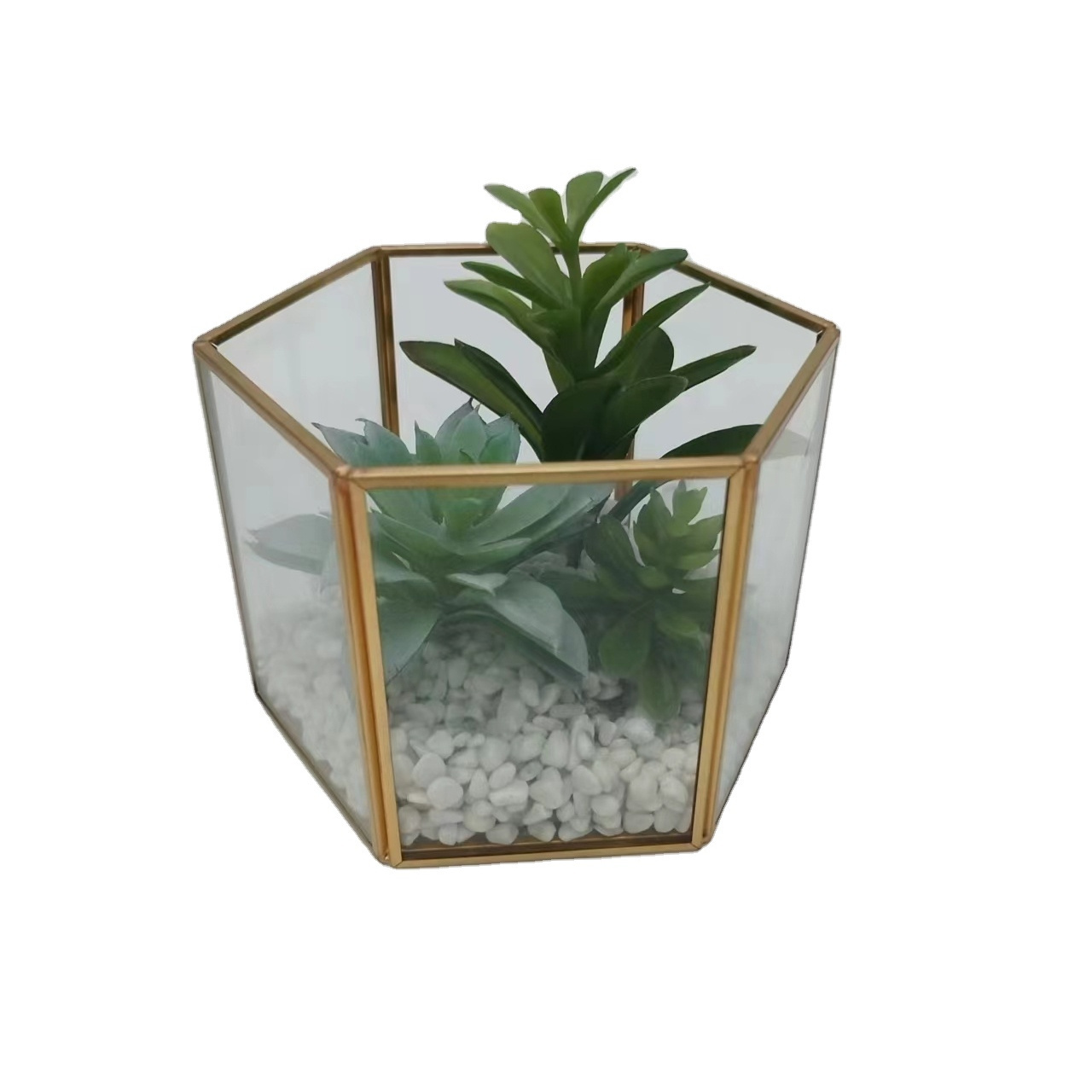 Glass Pot for Orchids Modern Artistic Flower Box Clear Glass Cube Box Hanging Glass Plant Flower Pot Terrarium Potted Plant