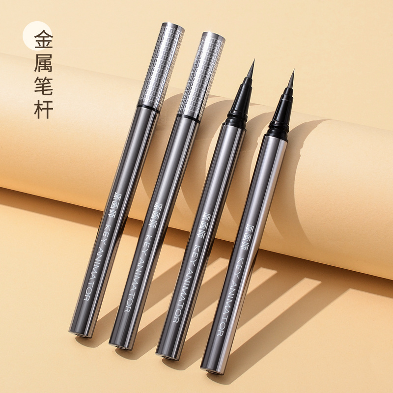 High quality waterproof liquid 3color eyeliner pencil water activated makeup eye liner glue pen