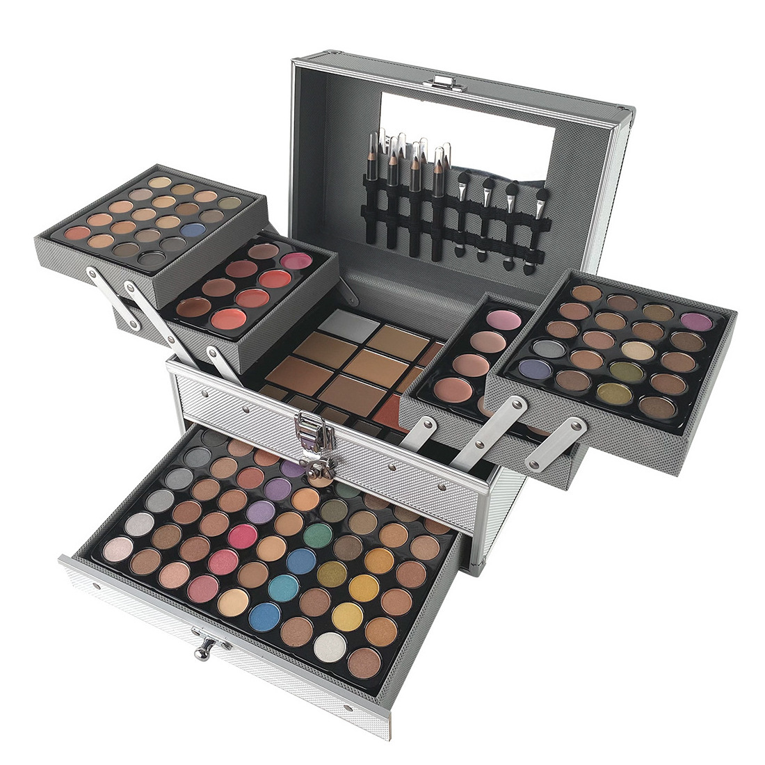 132 Color Makeup Set Box Cosmetics Set Eyeshadow Tray Set Lip Freeze Lip Pencil Blush Combination Makeup Products