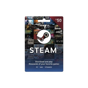 Authentic_Steam Wallet $50 Gift Cards