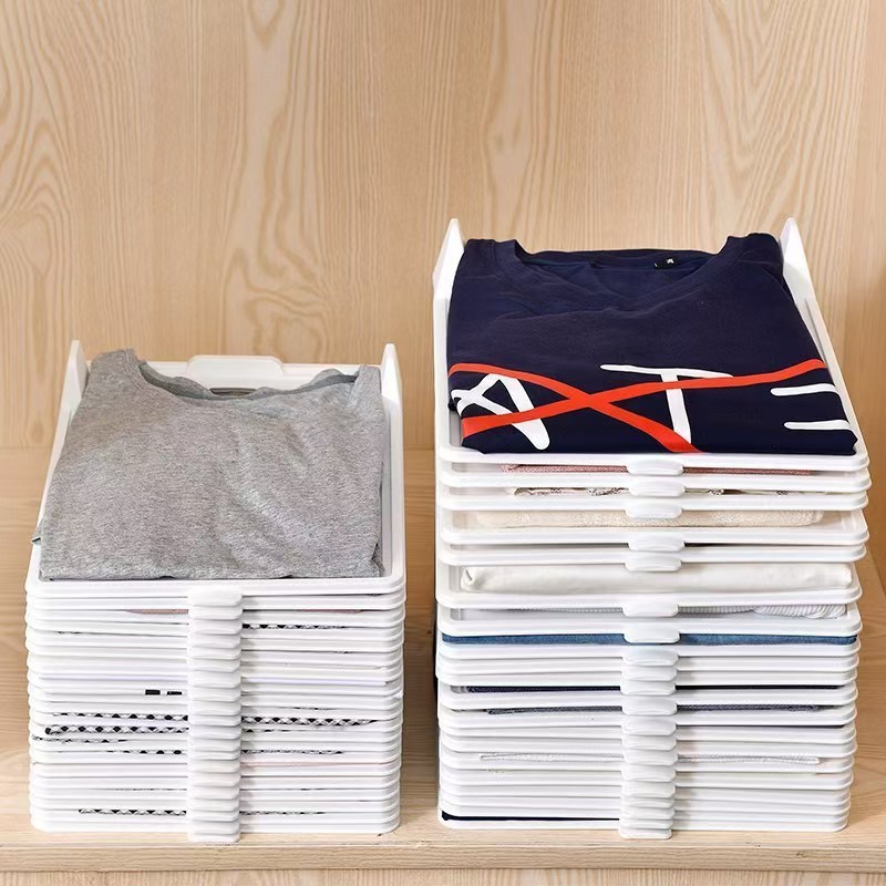 T Shirt Organizer Closet Organizer Durable Stackable Clothing Trays Shirt Receipt Board Shirt Dividers Clothes File Organizer