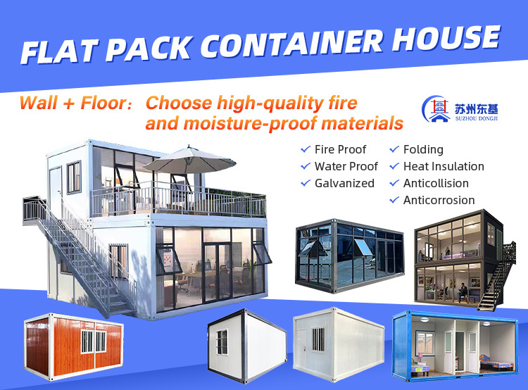 Energy Saving House Kit Prefabricated Folding Container House Living Mobile Home