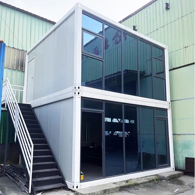 20ft 40ft Prefabricated Folding Container Residential Prefabricated Housing Office Flatpack Container Housing Office