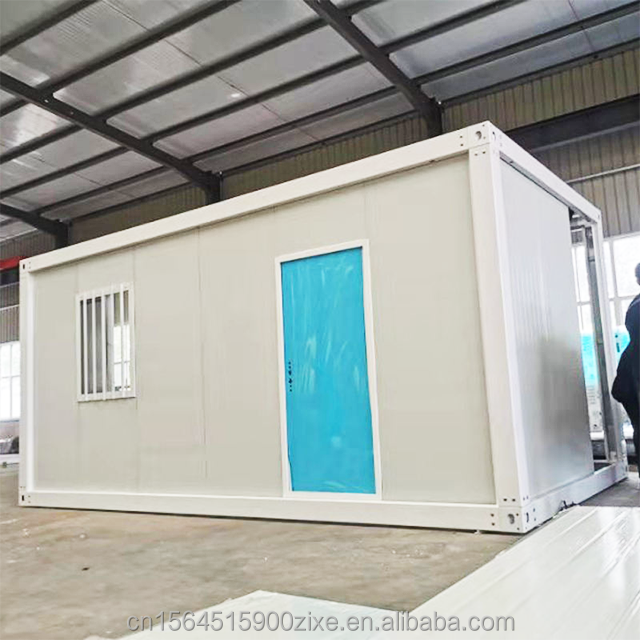 40Ft Customized Modular Prefab Container House with Terrace Balcony Movable  Prefabricated Portable Homes