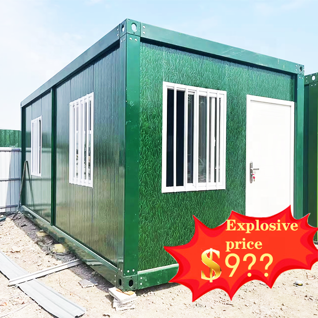 20ft 40ft folding flat prefabricated prices shop storage office building shipping expandable container house