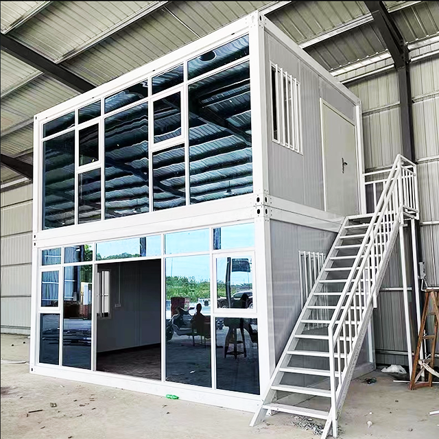 20ft 40ft Prefabricated Folding Container Residential Prefabricated Housing Office Flatpack Container Housing Office