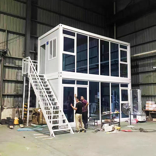 20ft 40ft Prefabricated Folding Container Residential Prefabricated Housing Office Flatpack Container Housing Office