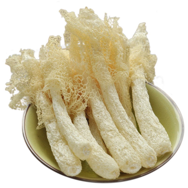 Zhusun natural dried edible mushroom bamboo fungus for food Whole dried Dictyophora mushroom