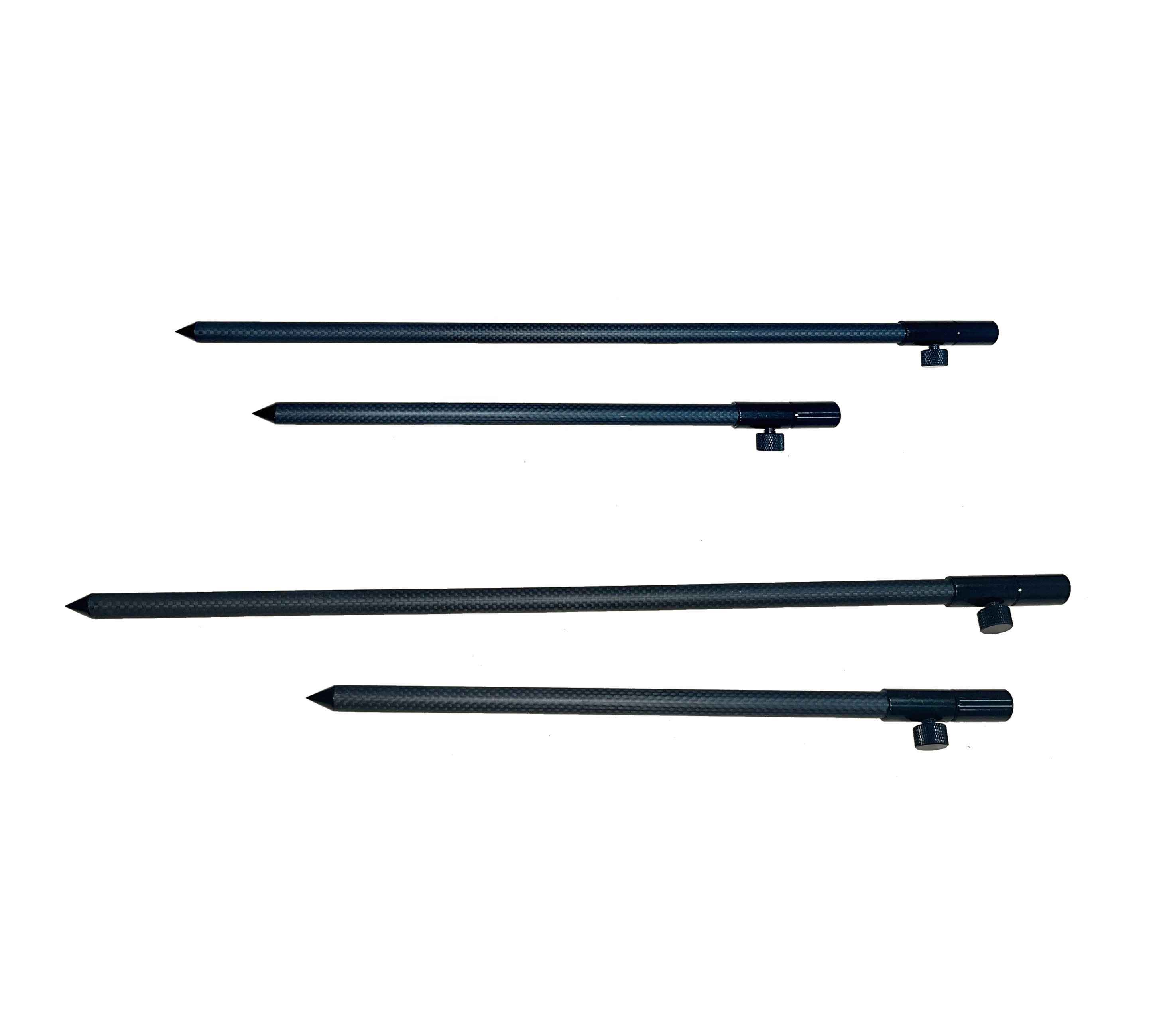 new carp fishing rod pod set 2pcs fishing bank sticks with 1pcs fishing buzz bar black color