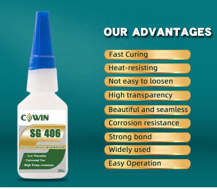 Cowin Super Strong Adhesion Glue For Metal Leather Cork Ceramic Wood Board Rubber And Most Plastics