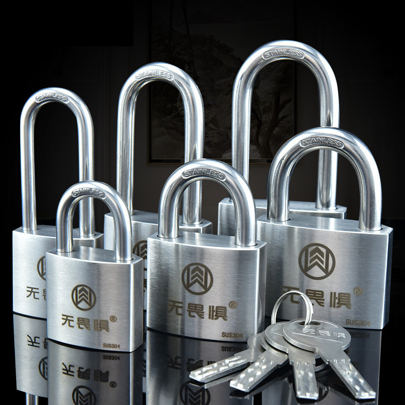 Grade 304 stainless steel anti-rust waterproof padlock for outdoor lock use best padlock lock