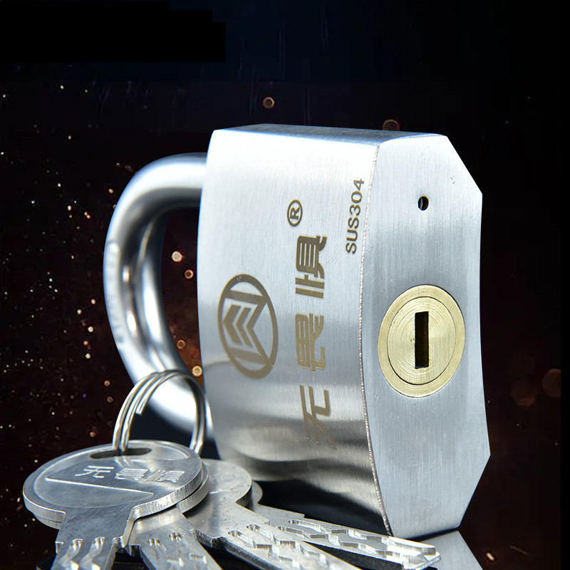 Grade 304 stainless steel anti-rust waterproof padlock for outdoor lock use best padlock lock