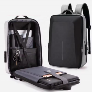 Outdoor Anti-theft Backpack Waterproof Bag USB Charging EVA Hard Shell Fashion 15.6 Inch laptop Bags Backpack