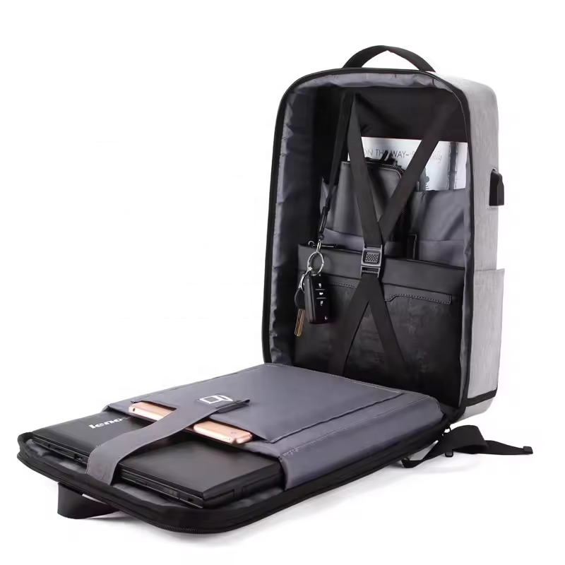 Outdoor Anti-theft Backpack Waterproof Bag USB Charging EVA Hard Shell Fashion 15.6 Inch laptop Bags Backpack