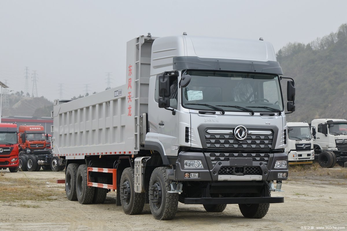 8x4 Dump Truck Brand New 600hp 16 ton Diesel Rear Drive 2 Seats Automatic Tipper Dump Truck For Sale