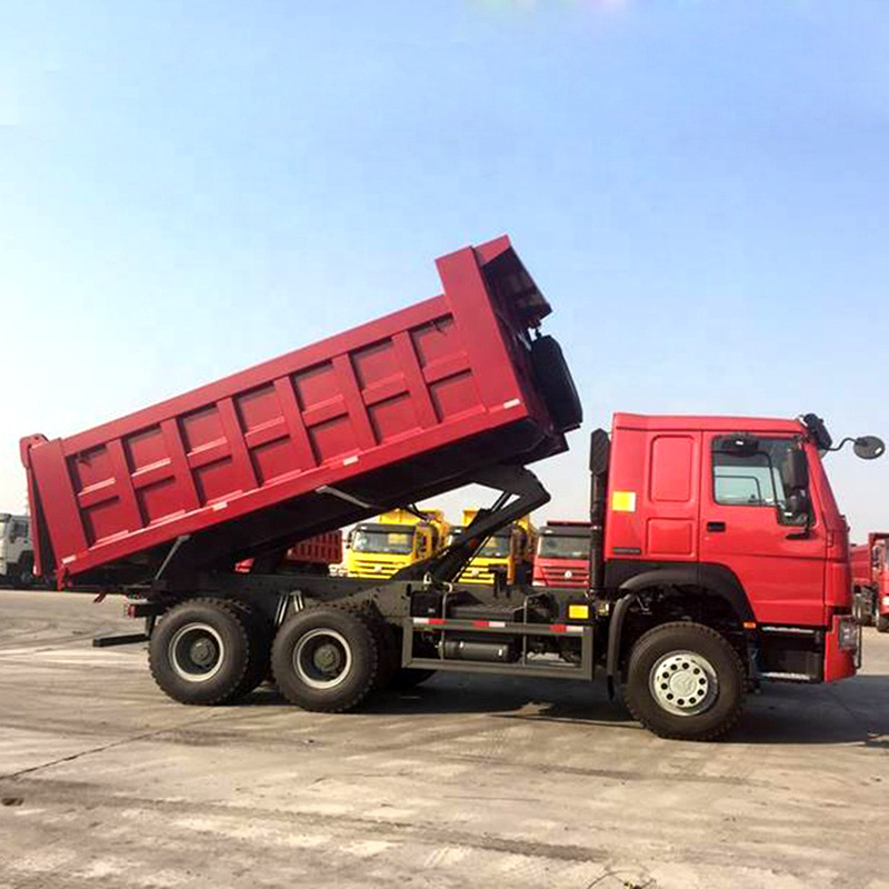 Used truck 420HP 6x4 HOWO Dumper Farm Hydraulic Tracked Self- Loader Mini Dump Truck