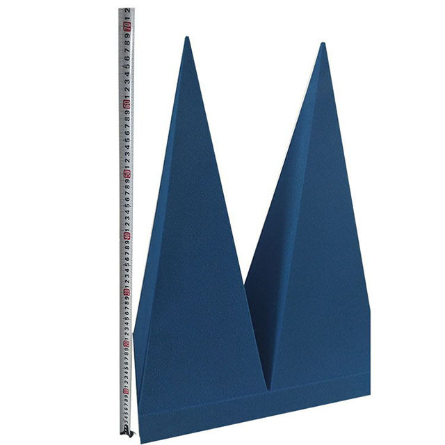 blue pyramid foam microwave absorbing sheet anechoic chamber sheilding room Radar absorber