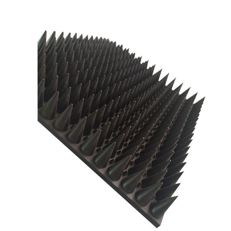 durable microwave absorber for magnetic shields room manufacturers Rubber pyramid absorber