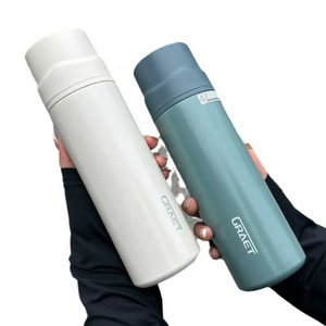 New High Beauty Bounce Cups Insulation Cup Simple And Portable Children's Student Water Bottle 304 Stainless Steel Creative