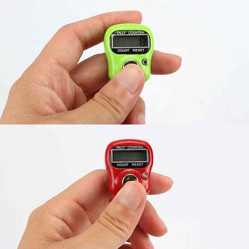 LCD Electronic Mini Counter Ring Sewing Tools Accessory 1 Pcs Manual Thumb Counter Weave Tool Sewing Knitting Stitch Marker