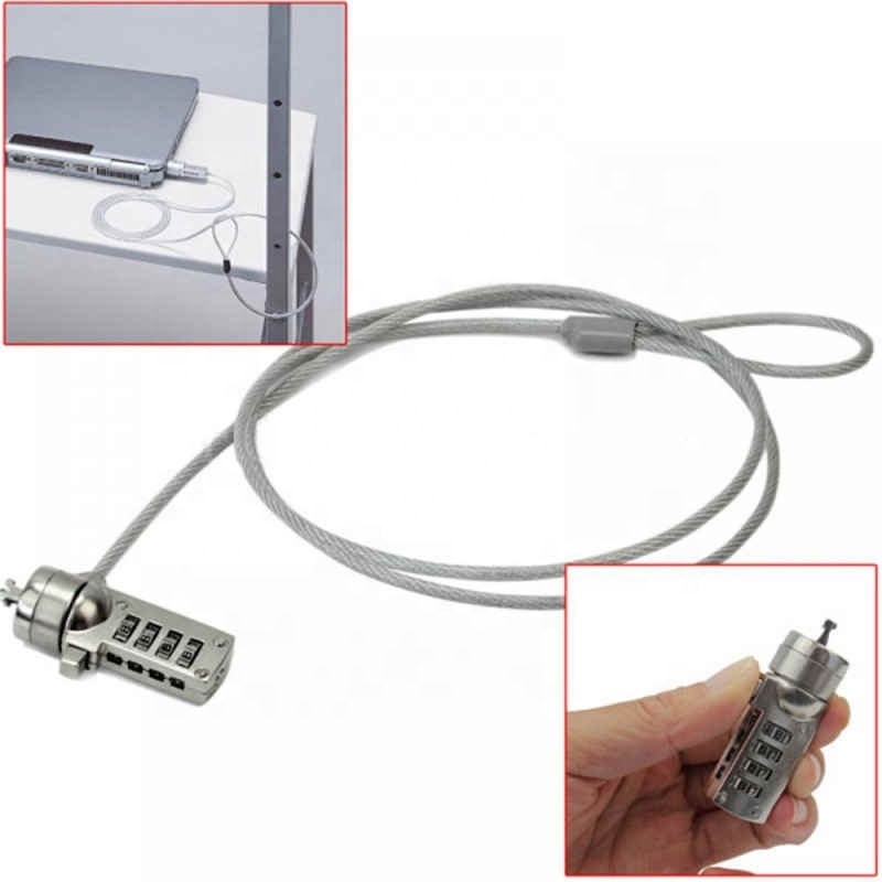 New High Quality Password 4 Digit Security Computer Lock Anti-theft Chain For Notebook PC Laptop