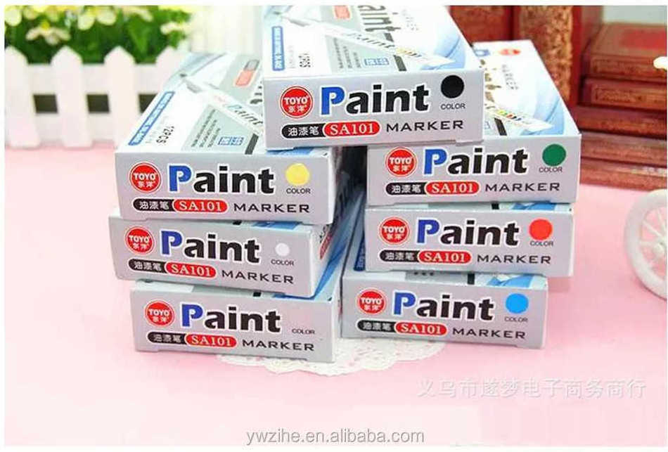 Tyre Permanent Paint Pen Tire Metal Outdoor Marking Ink Marker Waterproof Oil Pen Free Shipping