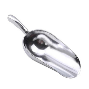 Stainless Steel 60/120/240 Oz Ice Shovel Food Flour Candy Scoop Ice Cream Spoon Bar Commercial Kitchen Tools