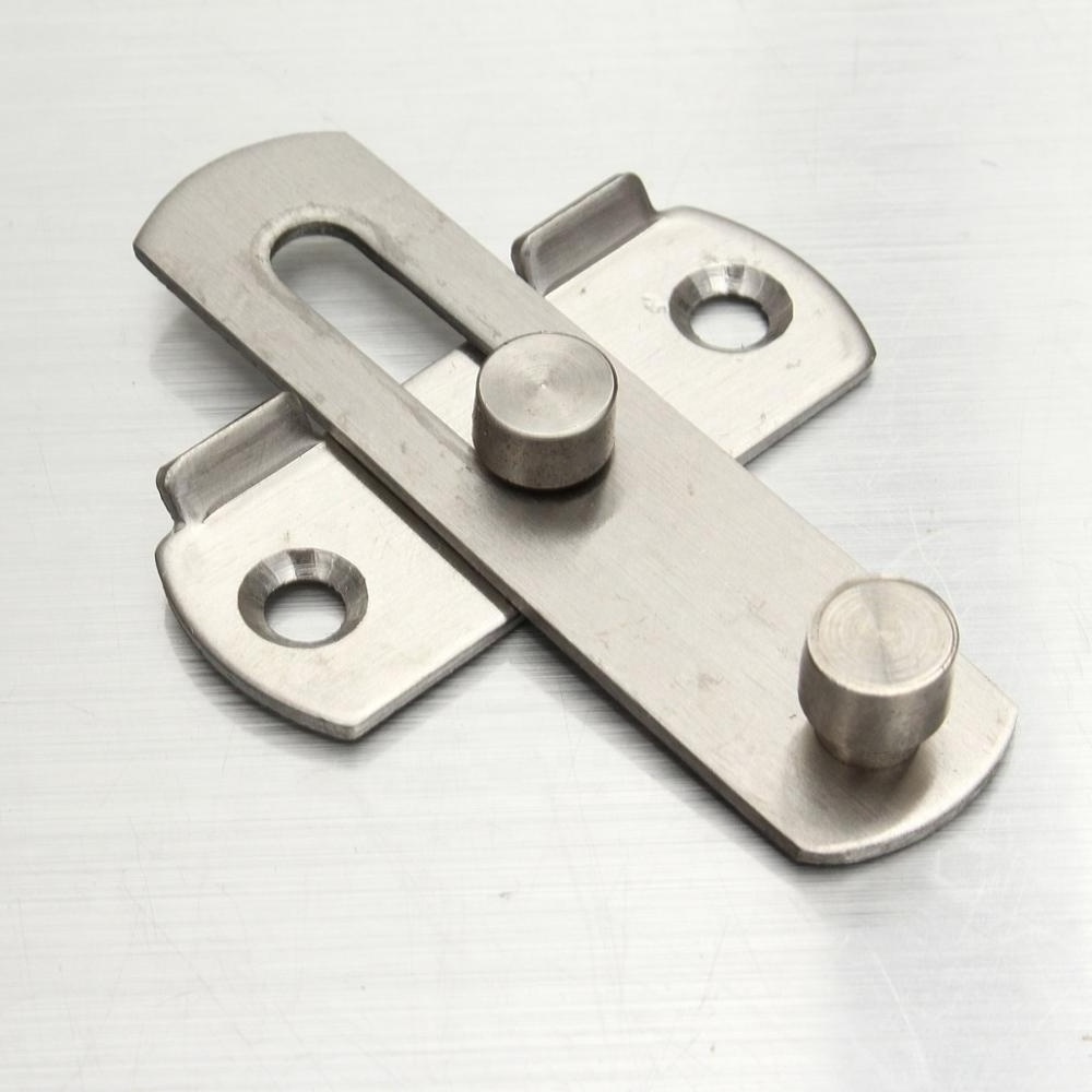 Asy Installation 20x50x70mm Stainless Steel Home Safety Gate Door Bolt Latch Slide Lock Hardware Home Improvement Hooks Lock