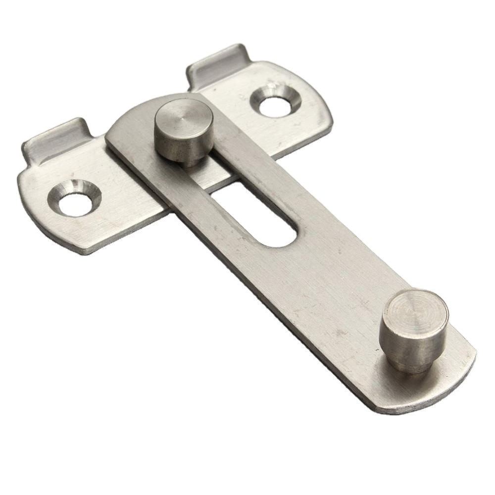 Asy Installation 20x50x70mm Stainless Steel Home Safety Gate Door Bolt Latch Slide Lock Hardware Home Improvement Hooks Lock