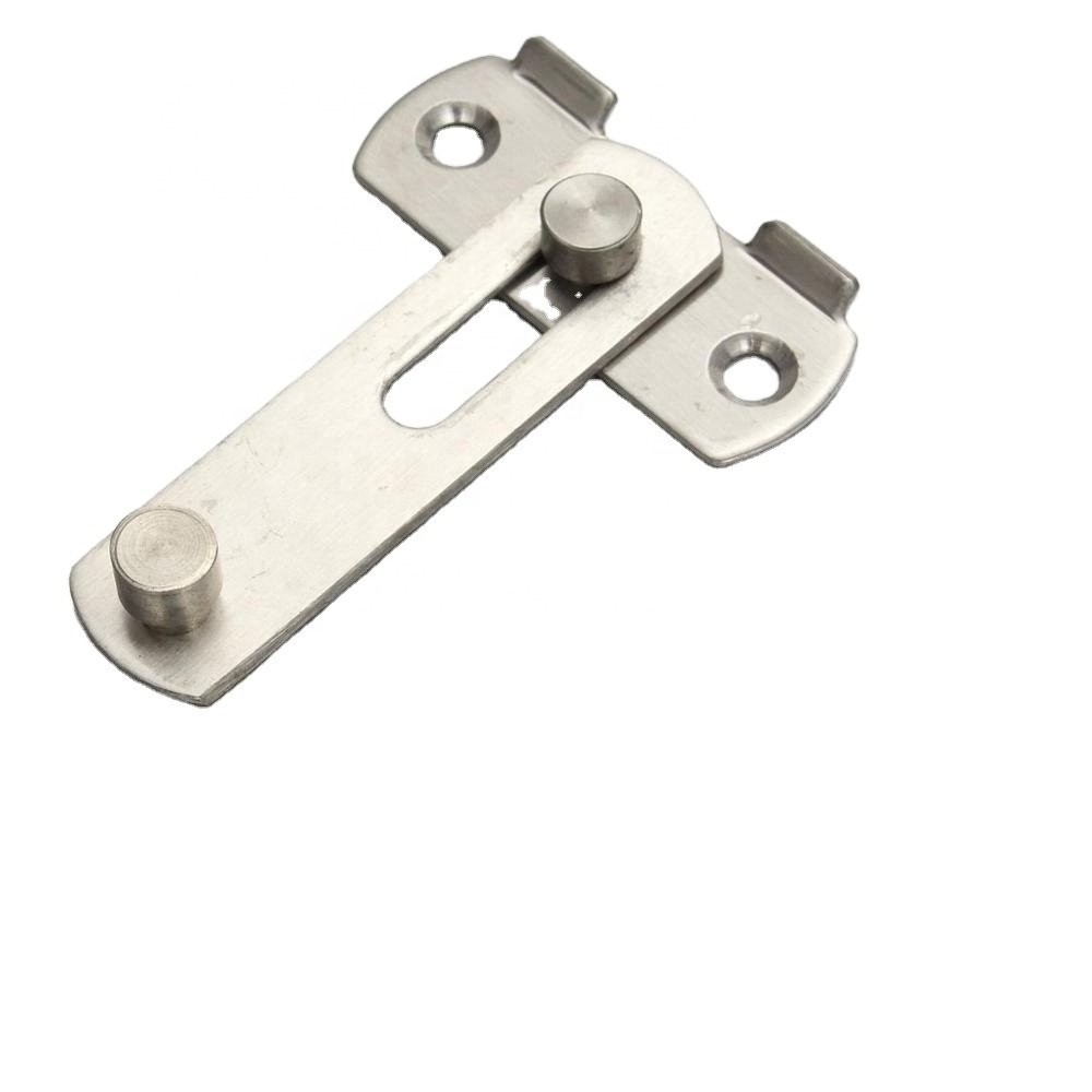 Asy Installation 20x50x70mm Stainless Steel Home Safety Gate Door Bolt Latch Slide Lock Hardware Home Improvement Hooks Lock