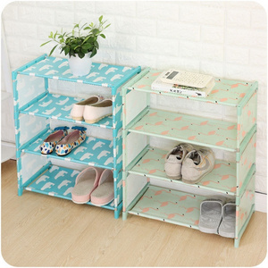 Oxford Cloth Storage Rack Multi-Function Home Living Room Bedroom Student Bedroom Simple Multi-Layer Storage Shoe Rack