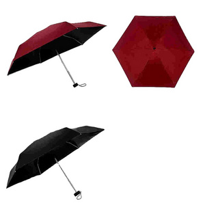 Mini Pocket Parasol Telescopic Folding Anti-UV Light Rain Sun Small Umbrella