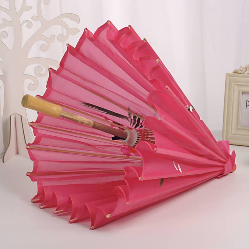 Classical Bamboo Paper Umbrella Chinese Art Paint Wedding Party Oil Paper Umbrella