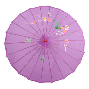 Classical Bamboo Paper Umbrella Chinese Art Paint Wedding Party Oil Paper Umbrella