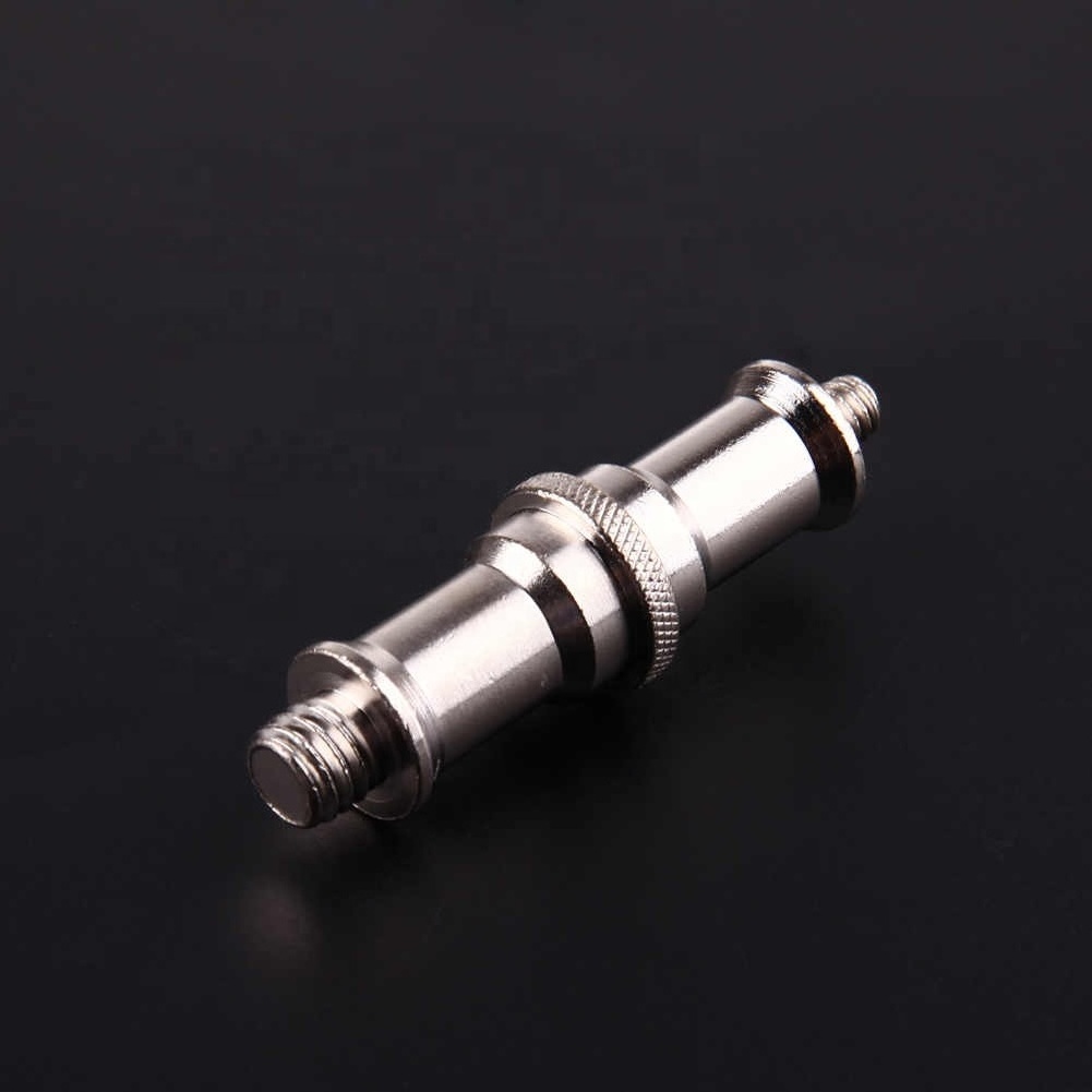 1/4 3/8 Spigot Stud Male Adapter Camera Screw For Umbrella Flash Light Trip