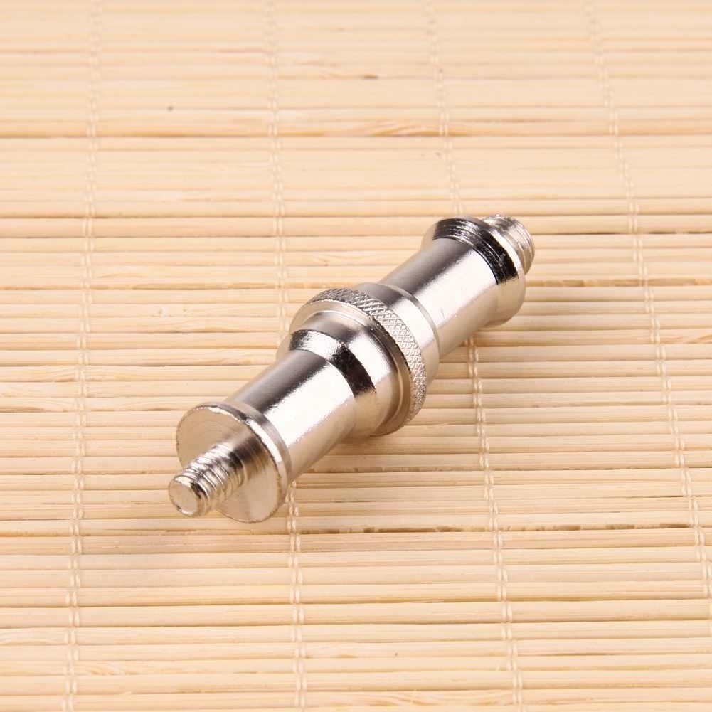 1/4 3/8 Spigot Stud Male Adapter Camera Screw For Umbrella Flash Light Trip